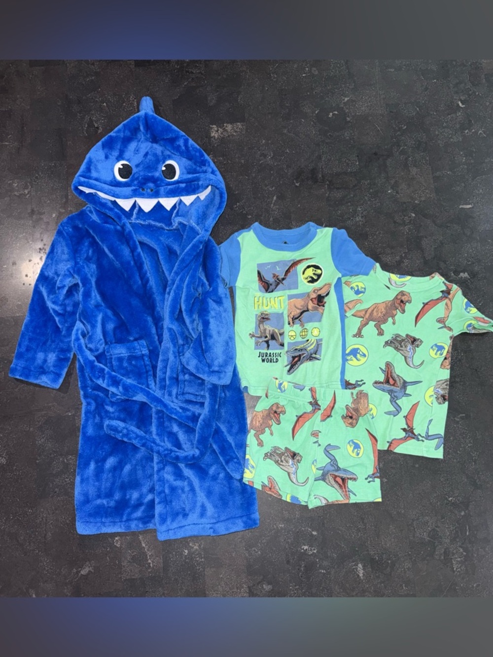 3T Jurassic Park Pajamas and Shark Robe